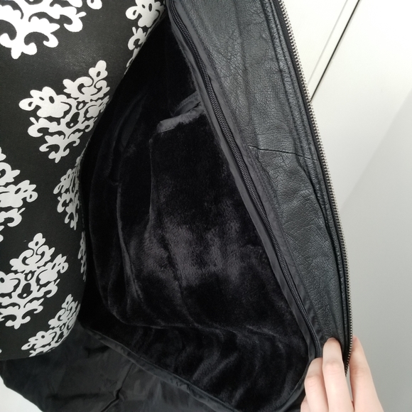 Genuine Leather Thick Winter Coat - Picture 9 of 11